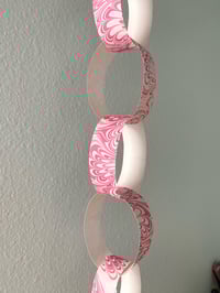 Image 1 of Christmas Marbled Paper Chain