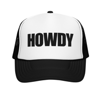 Howdy Foam trucker hat- simple