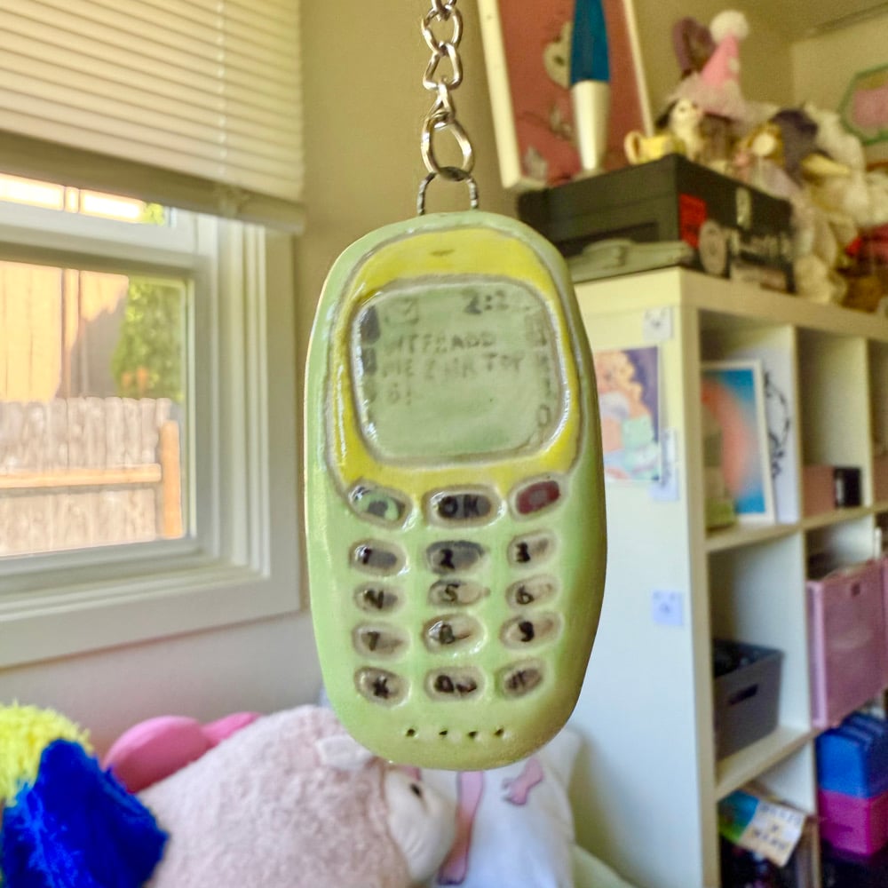 image of nokia brick phone keychains