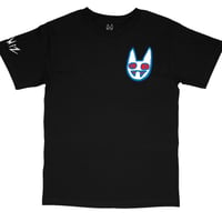 Image 1 of "CATMAN" TEE (BLACK)
