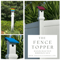 Image 1 of “The Fence Topper” Birdhouse