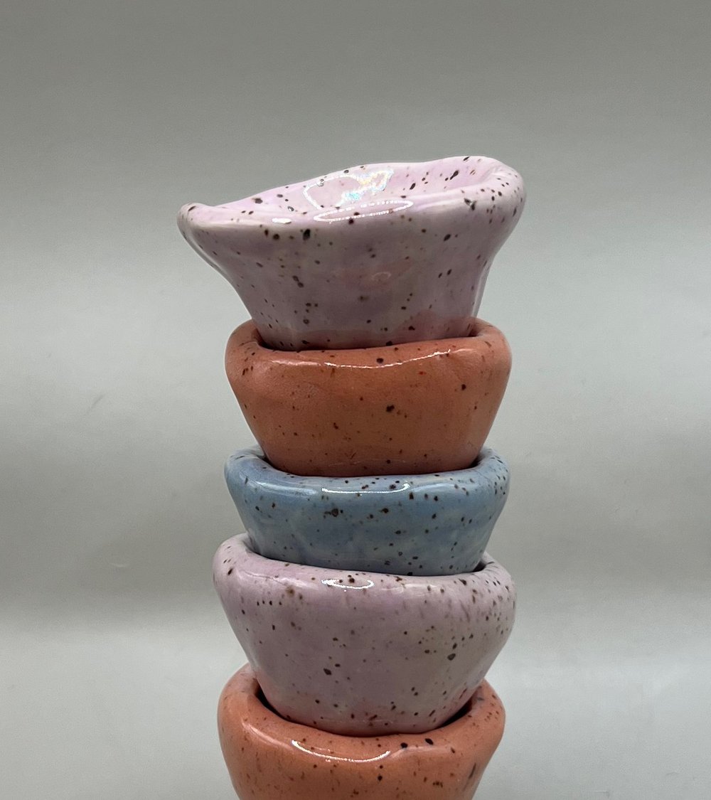 Image of candlestick holders/mini trinket dish
