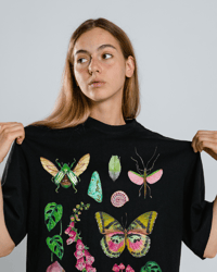 Image 2 of Libra Nature Chart Black T-shirt