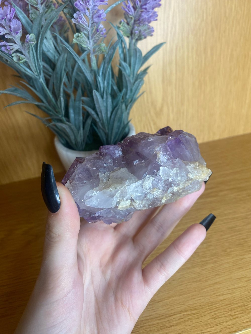 Amethyst cluster 