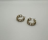 Image 2 of statement chain hoop 