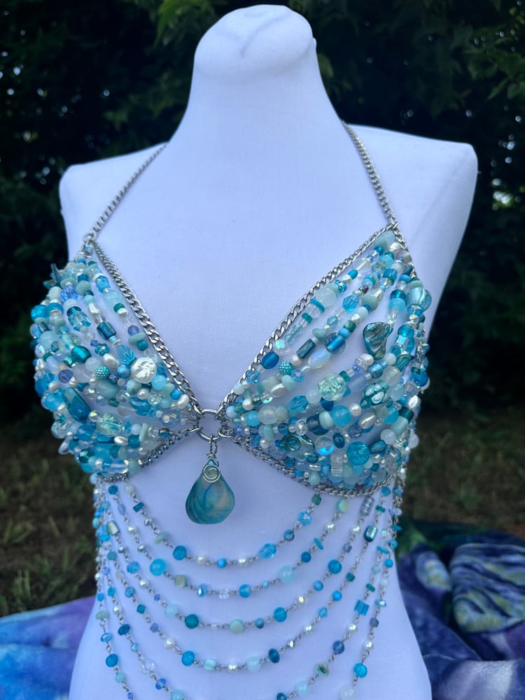 Image of Oceanic Beaded Bra Harness