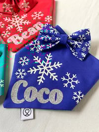 Image 11 of Snowflakes Sailor Bow / Bow Tie