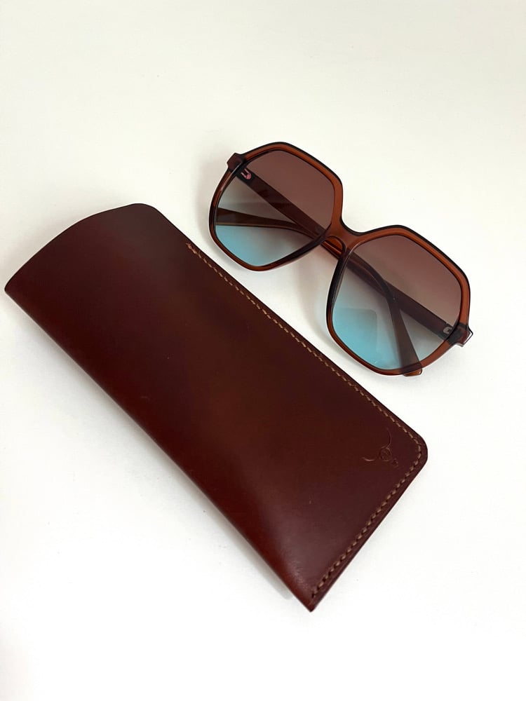 Image of Walnut Buttero Sunglasses Case