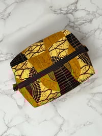 Image 2 of Handmade African Print Boxy Pouch - Tribal 2