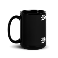 Image 3 of Skull Logo Black Glossy Mug