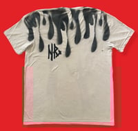 Image 2 of “RED HANDED” CUSTOM PAINTED T-SHIRT LARGE