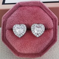 Image 4 of Diamond Princess Earrings 