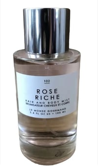 TRU FRAGERANCE LE MONDE GOURMAND ROSE RICHE HAIR AND BODY MIST 3.4 FL OZ