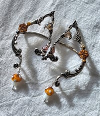 Image 3 of Autumn Mushroom Ear Cuffs 🍄🍂🤎