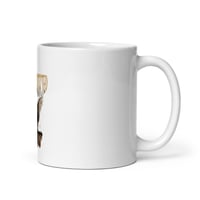 Image 5 of DIVINELY PROTECTED White glossy mug