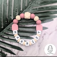 Image 4 of TEETHING RING: Boho Rainbow