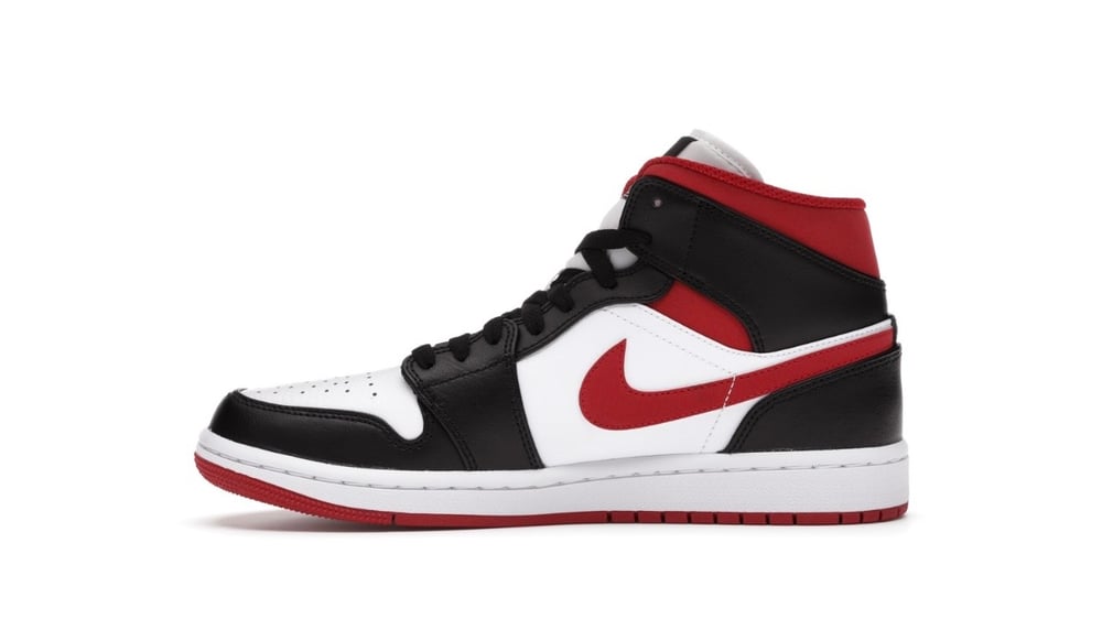 Image of Jordan 1 Mid "Gym Red/Black/White"