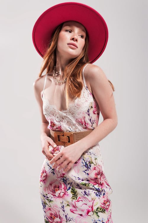 Image of FLORAL SLIP DRESS