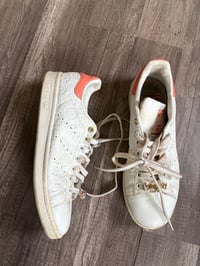 Image 1 of Rhinestone adidas Stan smiths long tongue