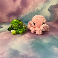 Image 7 of Crochet Palm Size Octopus Stuffie