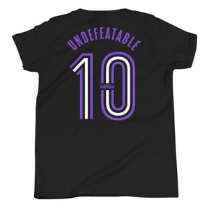 Undefeatable FC Youth jersey T-Shirt (Black/Purple/White)