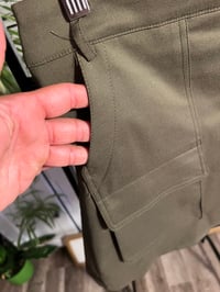 Image 3 of fashion Nova army green pleated skirt 