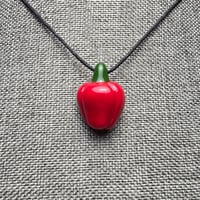 Image 2 of Fruit and Veggie Pendant 8 Red Bell Pepper