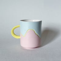 Image 3 of Medium Pink And Blue Mug 