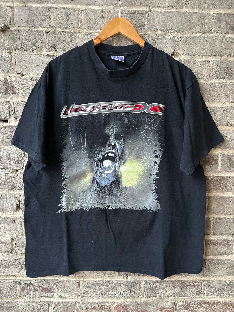 Image of 1999 Vintage “STATIC-X” Single-Stitched Band Tee