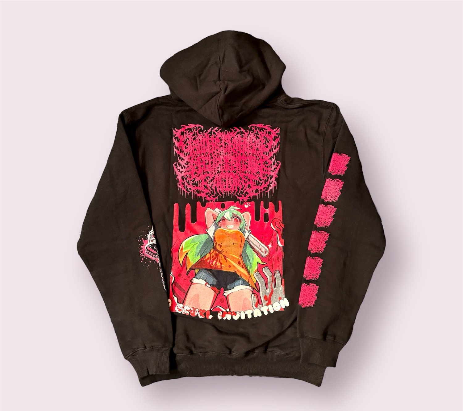 Yandere Chainsaw Regurgitation Factory - Hoodies | Gorehog Merchandise