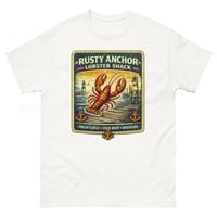 Image 3 of Rusty Anchor Lobster Shack T-Shirt | Coastal Seafood Vintage Tee