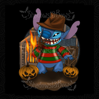 Freddy Halloween Stitch Sticker 
