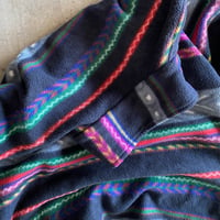 Image 4 of 90's SERGIO TACCHINI ABSTRACT FLEECE 1/4 ZIP