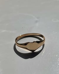 Image 2 of Small heart signet 9ct
