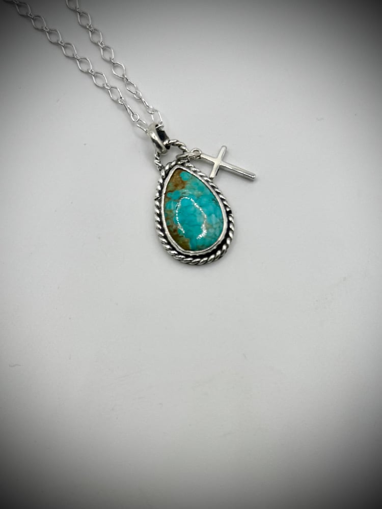 Image of Dainty Mine #8 & Cross Necklace (4) 🩵