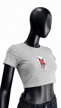 Image 2 of Mini No Name Gray Baby Tee