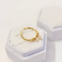 Image 2 of Dangling Clover Ring 