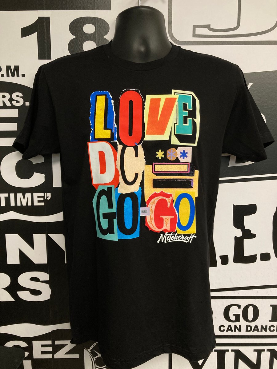 Image of LOVE DC GOGO "Drop Off" Black Tshirt
