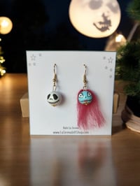 Image 2 of Sally & Jack Nightmare Before Christmas Earrings