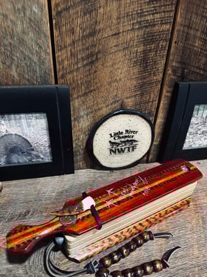 Image of Bloodwood/Sassafras with snakewood inlay