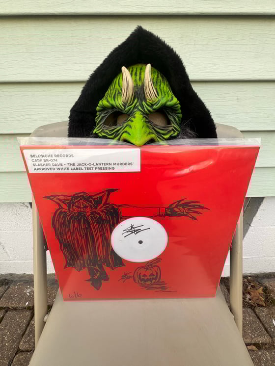 Image of THE JACK-OLANTERN MURDERS test pressing W jacket ART
