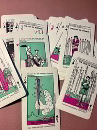 Image 4 of Zolar’s astrological tarot, jeu anglais 4 en 1, 52 cartes et tarot Rider-Waite, 1964!