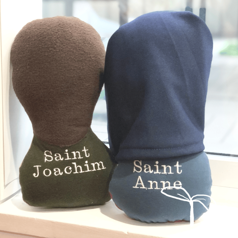 Saint Anne, Saint Joachim & Baby Mary Set Image 2