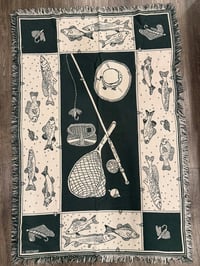 Image 1 of Vintage Fishing Blanket