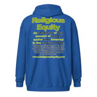 Image 23 of Religious Equity Unisex heavy blend zip hoodie