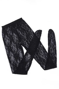 Image 2 of Lace flower leggings