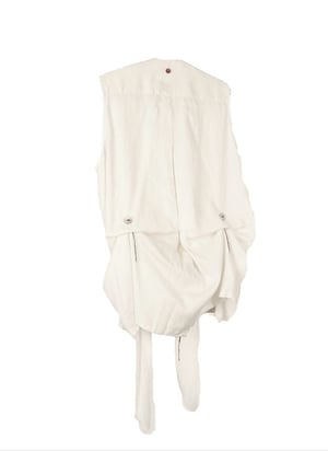 Image of ÆNRMÒUS - Coil Up Vest Jacket (White) 