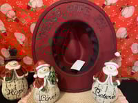 Image 4 of "Peace. Hope.  Joy" Christmas Narrow Brim Hat