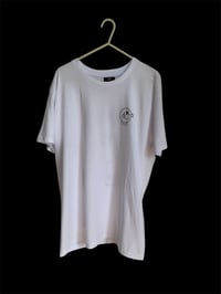 Image 1 of White and black smiles tee