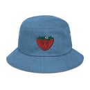 Image 1 of Berry Cute Denim Bucket Hat